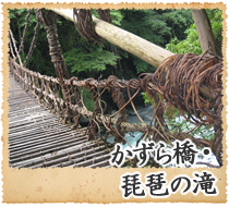 かずら橋・琵琶の滝